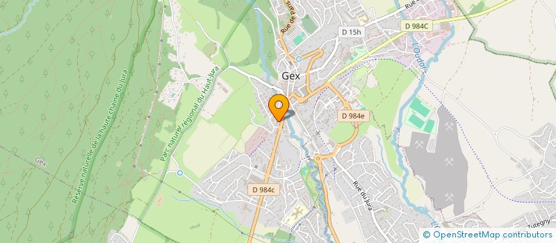 localisation de l'entreprise MONSIEUR NICOLAS CAMUS  GEX
