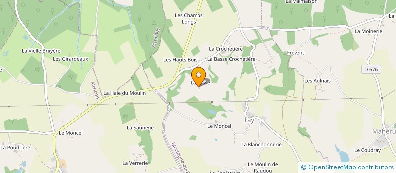 localisation de l'entreprise MONSIEUR NICOLAS CANAL TINIUS à SAINT-LEONARD-DES-PARCS