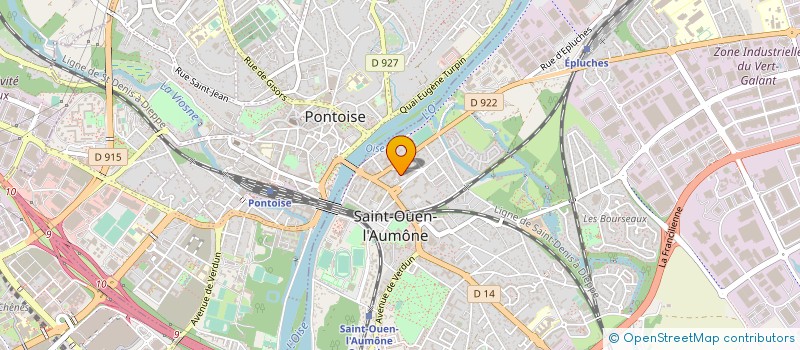 localisation de l'entreprise MONSIEUR NICOLAS CANDELARIA à SAINT-OUEN-L'AUMONE