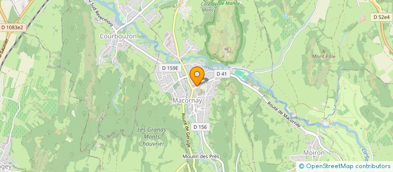 localisation de l'entreprise MONSIEUR NICOLAS CANIOTTI  MACORNAY