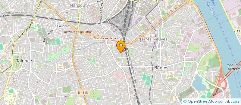 localisation de l'entreprise MONSIEUR NICOLAS CANTIE à BEGLES