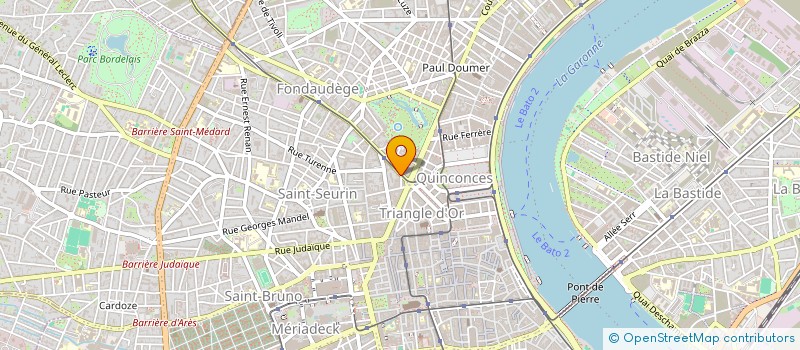 localisation de l'entreprise MONSIEUR NICOLAS CANTIN  BORDEAUX