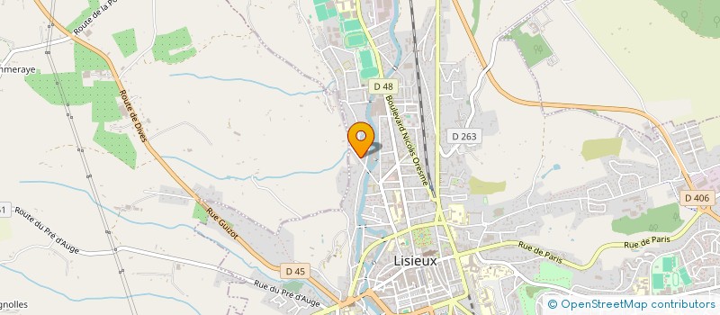 localisation de l'entreprise MONSIEUR NICOLAS CAPELLE  LISIEUX