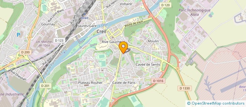 localisation de l'entreprise MONSIEUR NICOLAS CAPELLI à CREIL