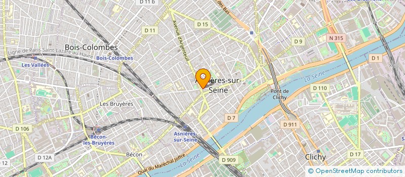 localisation de l'entreprise MONSIEUR NICOLAS CARATGE  ASNIERES-SUR-SEINE