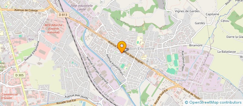 localisation de l'entreprise MONSIEUR NICOLAS CARBONNEL  BOE