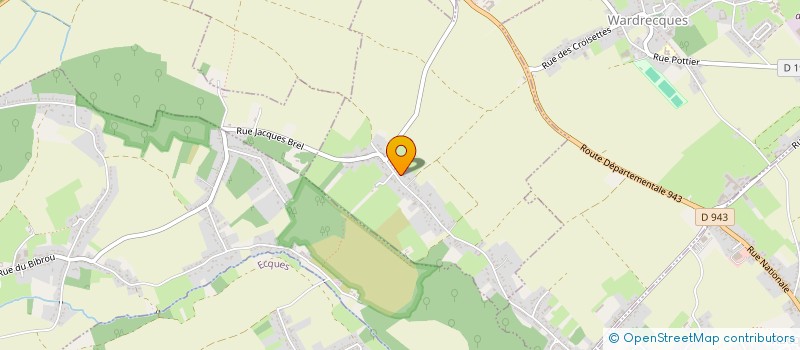 localisation de l'entreprise MONSIEUR NICOLAS CARBONNIER  CAMPAGNE-LES-WARDRECQUES