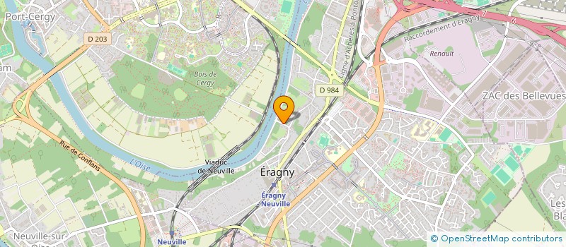 localisation de l'entreprise MONSIEUR NICOLAS CARCY  ERAGNY