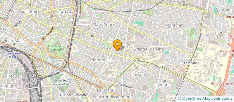 localisation de l'entreprise MONSIEUR NICOLAS CARDONA  LYON