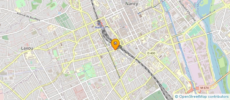 localisation de l'entreprise MONSIEUR NICOLAS CAREME  NANCY