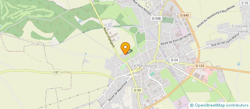 localisation de l'entreprise MONSIEUR NICOLAS CAREME  PEZENS