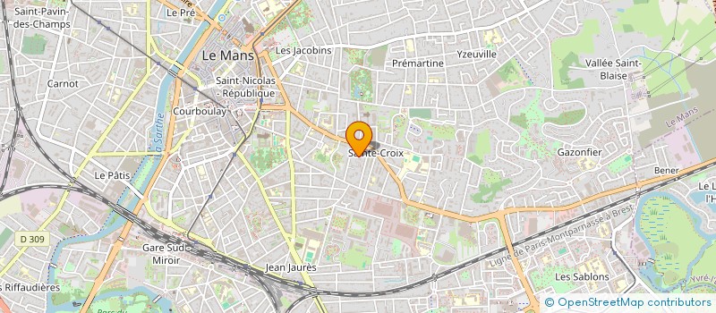 localisation de l'entreprise MONSIEUR NICOLAS CAREME  LE MANS