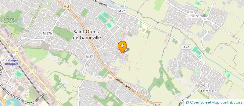 localisation de l'entreprise MONSIEUR NICOLAS CARIVEN  SAINT-ORENS-DE-GAMEVILLE