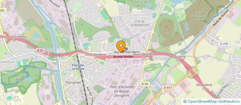 localisation de l'entreprise MONSIEUR NICOLAS CARLIER  FLERS-EN-ESCREBIEUX