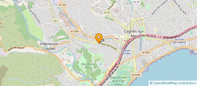 localisation de l'entreprise MONSIEUR NICOLAS CARMONA à CAGNES-SUR-MER