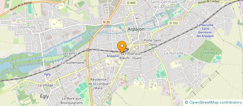 localisation de l'entreprise MONSIEUR NICOLAS CARNEIRO DE BARROS  ARPAJON