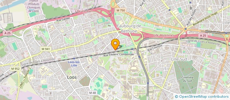 localisation de l'entreprise MONSIEUR NICOLAS CARON à LILLE