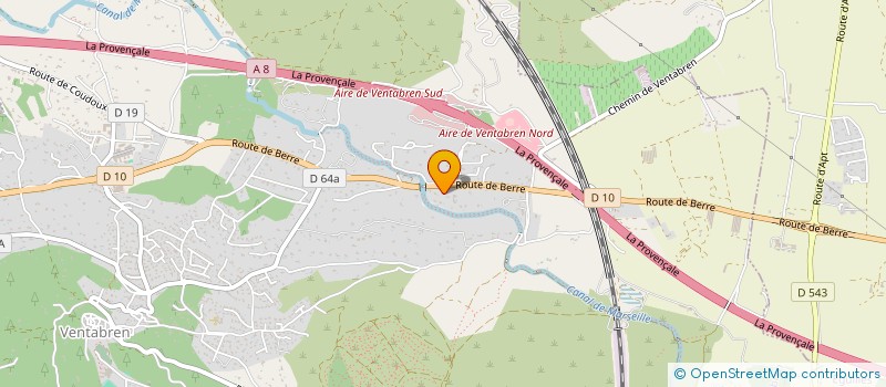 localisation de l'entreprise MONSIEUR NICOLAS CARON  VENTABREN