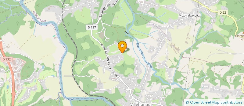 localisation de l'entreprise MONSIEUR NICOLAS CARON  VILLEFRANQUE