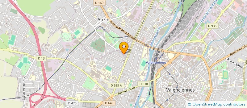 localisation de l'entreprise MONSIEUR NICOLAS CARON à ANZIN