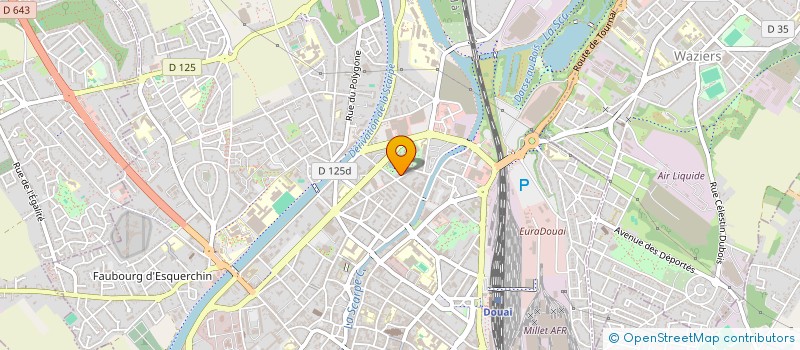 localisation de l'entreprise MONSIEUR NICOLAS CARON  DOUAI