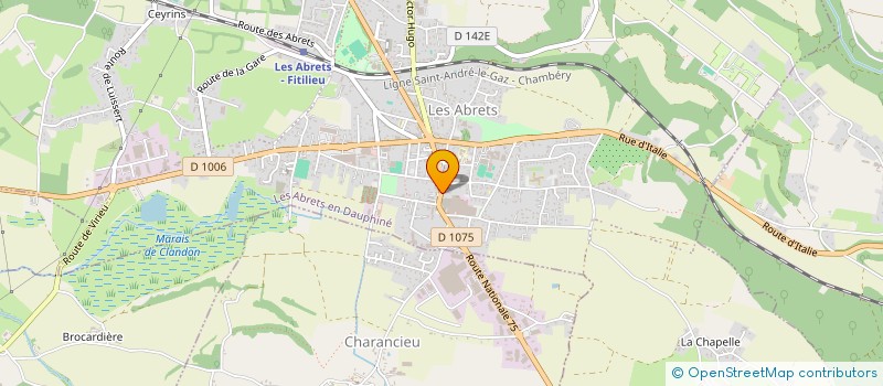 localisation de l'entreprise MONSIEUR NICOLAS CARRAND à LES ABRETS-EN-DAUPHINE