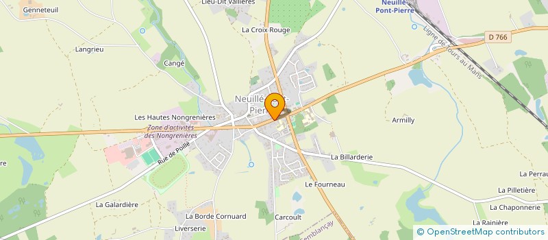 localisation de l'entreprise MONSIEUR NICOLAS CARRE à NEUILLE-PONT-PIERRE