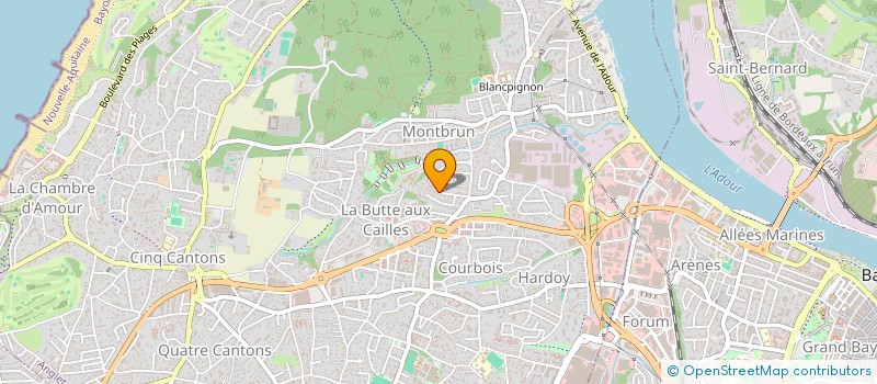 localisation de l'entreprise MONSIEUR NICOLAS CARRY  ANGLET