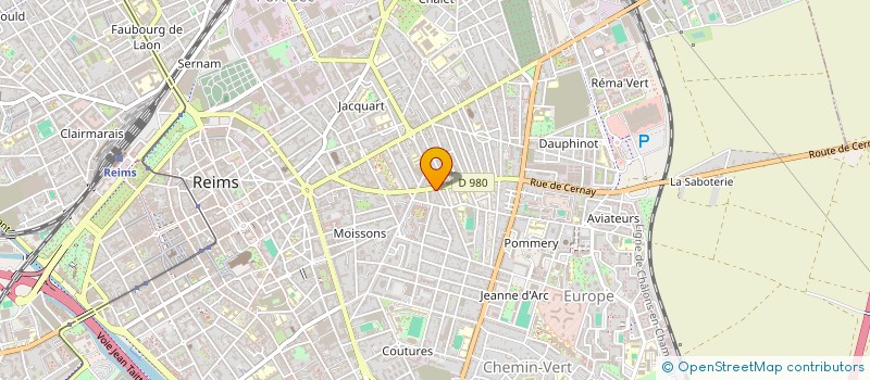 localisation de l'entreprise MONSIEUR NICOLAS CARVILLE  REIMS