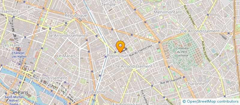 localisation de l'entreprise MONSIEUR NICOLAS CASALINI  PARIS