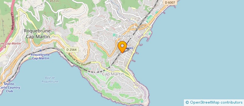 localisation de l'entreprise MONSIEUR NICOLAS CASALINI à ROQUEBRUNE-CAP-MARTIN