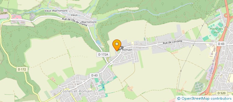 localisation de l'entreprise MONSIEUR NICOLAS CASANO  COSNES-ET-ROMAIN