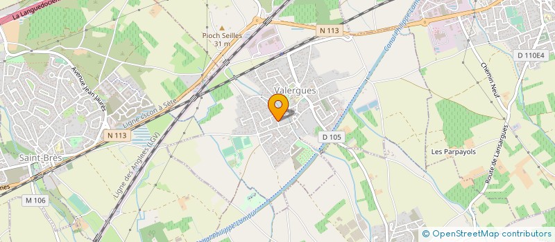 localisation de l'entreprise MONSIEUR NICOLAS CASAS  VALERGUES