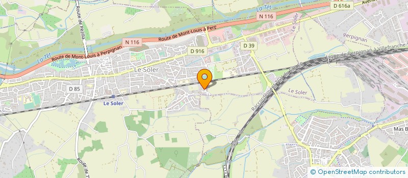 localisation de l'entreprise MONSIEUR NICOLAS CASAS  LE SOLER