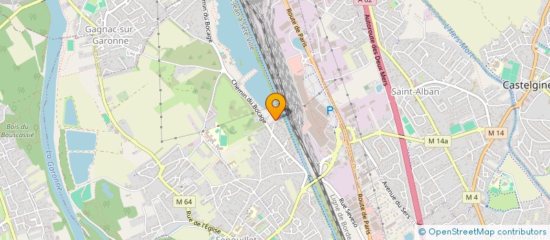 localisation de l'entreprise MONSIEUR NICOLAS CASENAVE  FENOUILLET