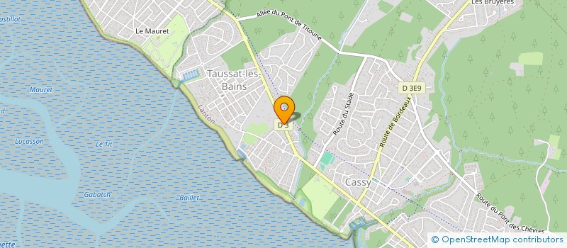 localisation de l'entreprise MONSIEUR NICOLAS CASTAGNET  AUDENGE