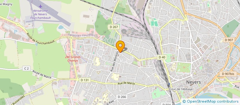 localisation de l'entreprise MONSIEUR NICOLAS CASTE à NEVERS