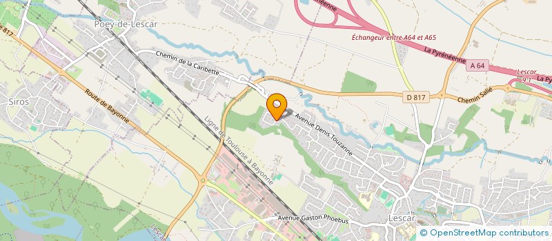 localisation de l'entreprise MONSIEUR NICOLAS CASTEL  LESCAR