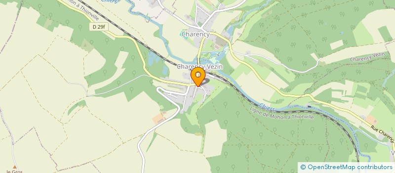 localisation de l'entreprise MONSIEUR NICOLAS CASTELLI  CHARENCY-VEZIN