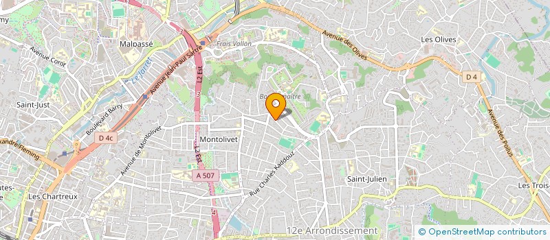 localisation de l'entreprise MONSIEUR NICOLAS CASTELLIN à MARSEILLE