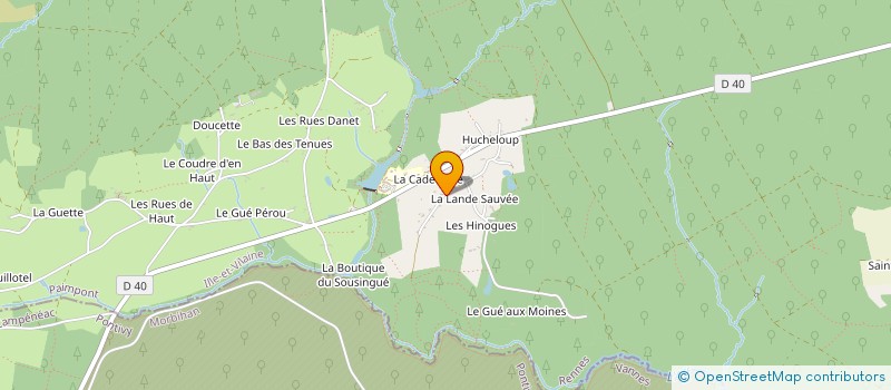 localisation de l'entreprise MONSIEUR NICOLAS CASTES  PAIMPONT