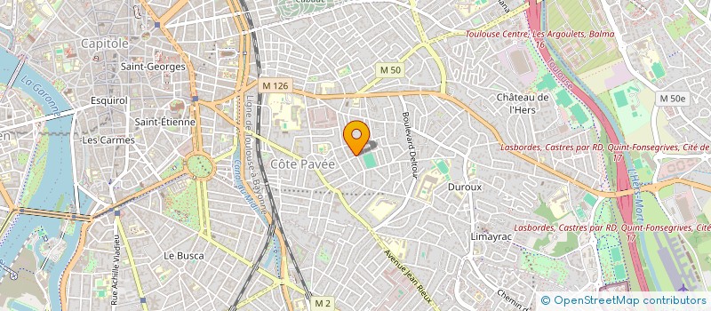 localisation de l'entreprise MONSIEUR NICOLAS CASTETS  TOULOUSE
