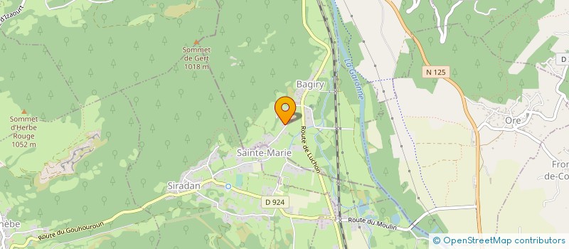 localisation de l'entreprise MONSIEUR NICOLAS CASTEX  BAGIRY