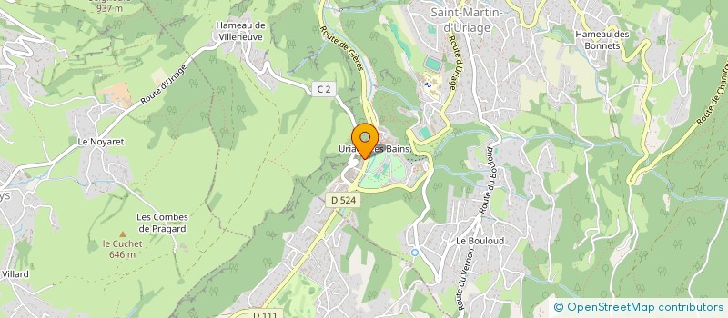 localisation de l'entreprise MONSIEUR NICOLAS CATALDI  SAINT-MARTIN-D'URIAGE