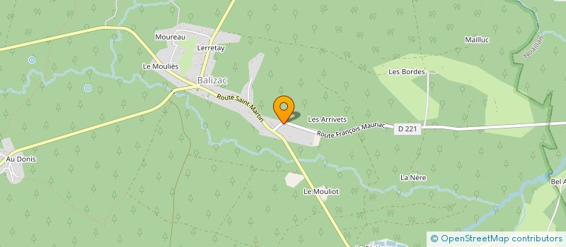 localisation de l'entreprise MONSIEUR NICOLAS CATALOT  BALIZAC