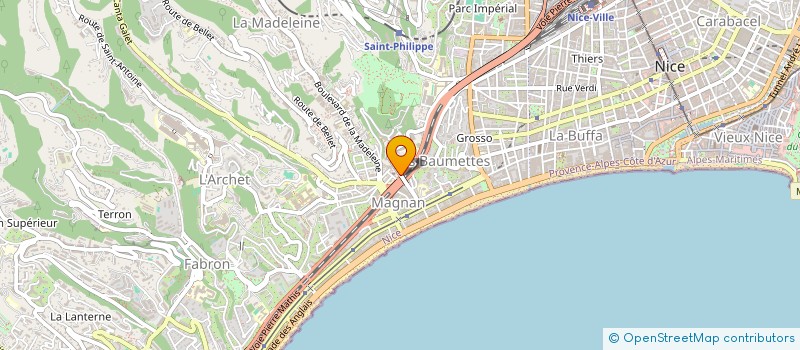 localisation de l'entreprise MONSIEUR NICOLAS CATANESE à NICE