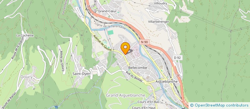 localisation de l'entreprise MONSIEUR NICOLAS CATELLA  GRAND-AIGUEBLANCHE