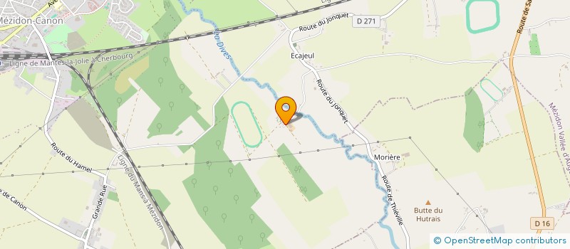 localisation de l'entreprise MONSIEUR NICOLAS CATHERINE  MEZIDON VALLEE D'AUGE