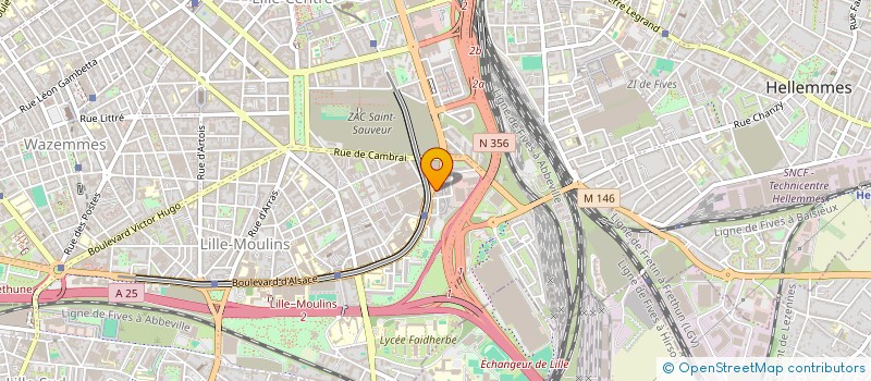 localisation de l'entreprise MONSIEUR NICOLAS CATTEAU à LILLE