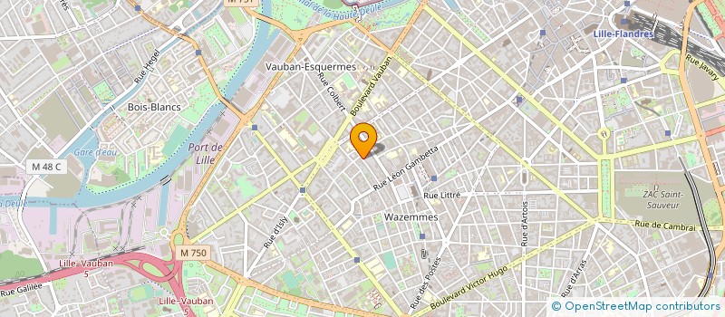 localisation de l'entreprise MONSIEUR NICOLAS CAUET à LILLE